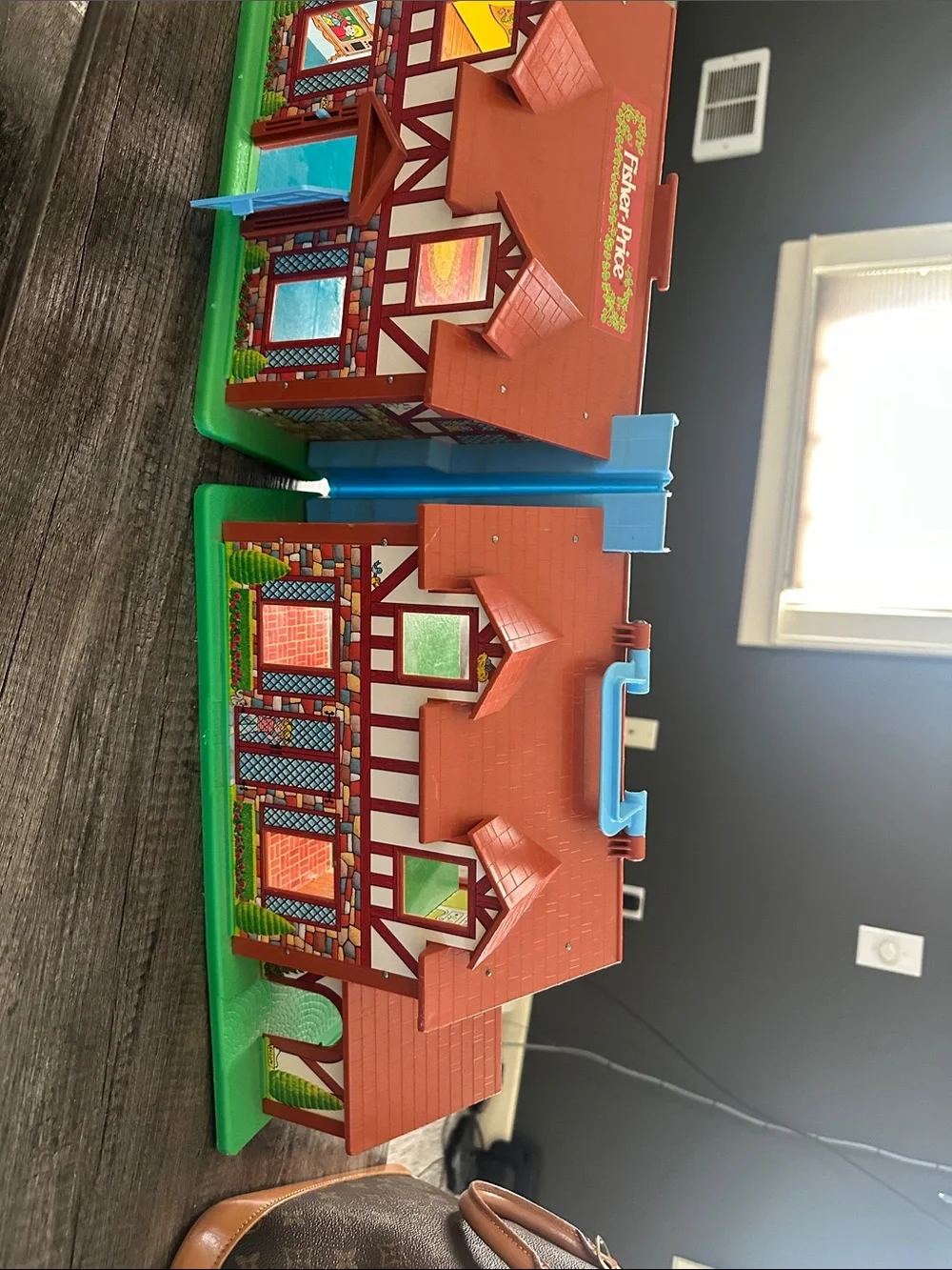 Fisher-Price 1980 Vintage Tutor Dollhouse Playset with Snoopy